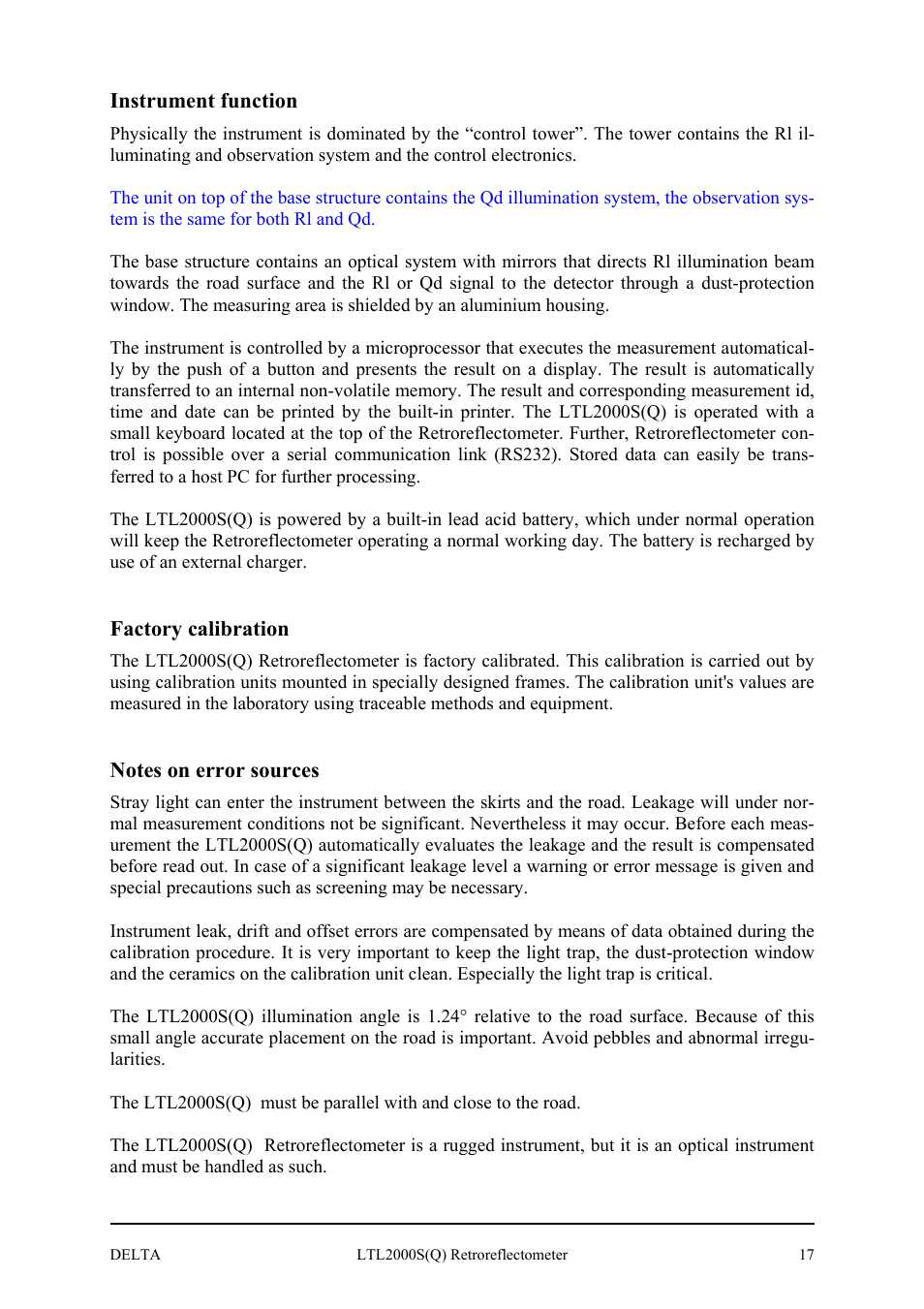 Delta LTL2000S User Manual | Page 21 / 45