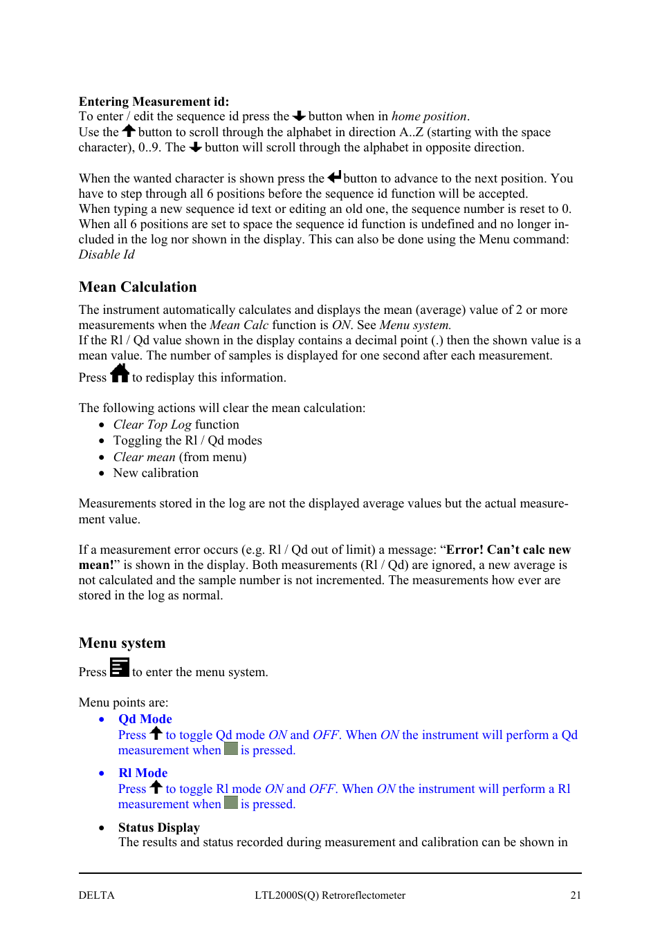 Delta LTL2000S User Manual | Page 25 / 45