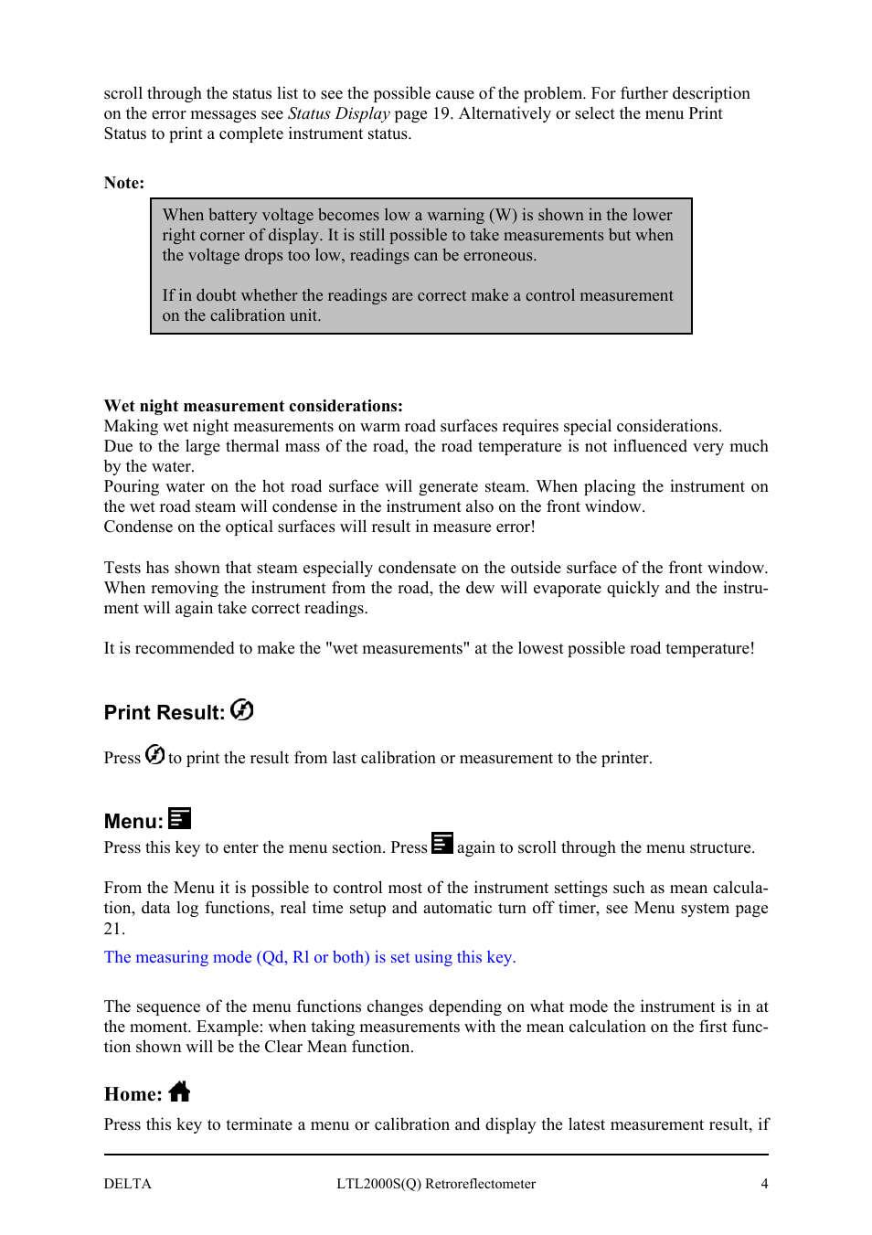 Delta LTL2000S User Manual | Page 8 / 45