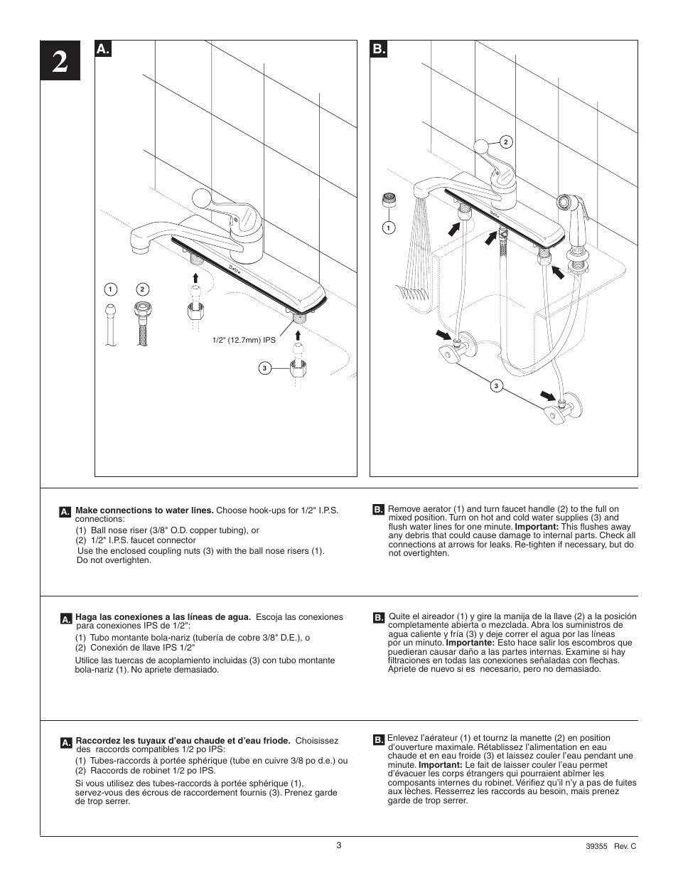 A. b | Delta 420 Series User Manual | Page 3 / 6