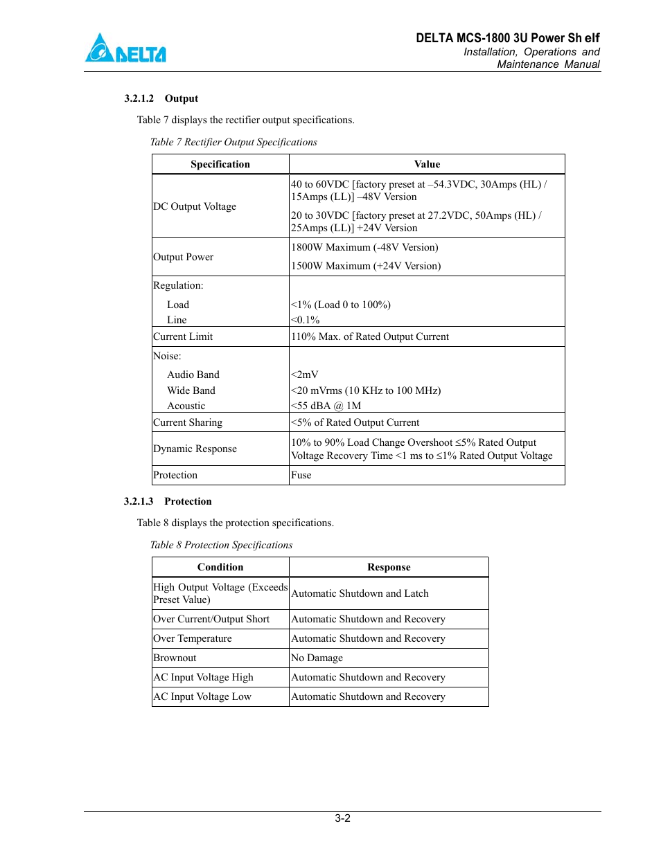 Delta MCS-1800 User Manual | Page 12 / 57