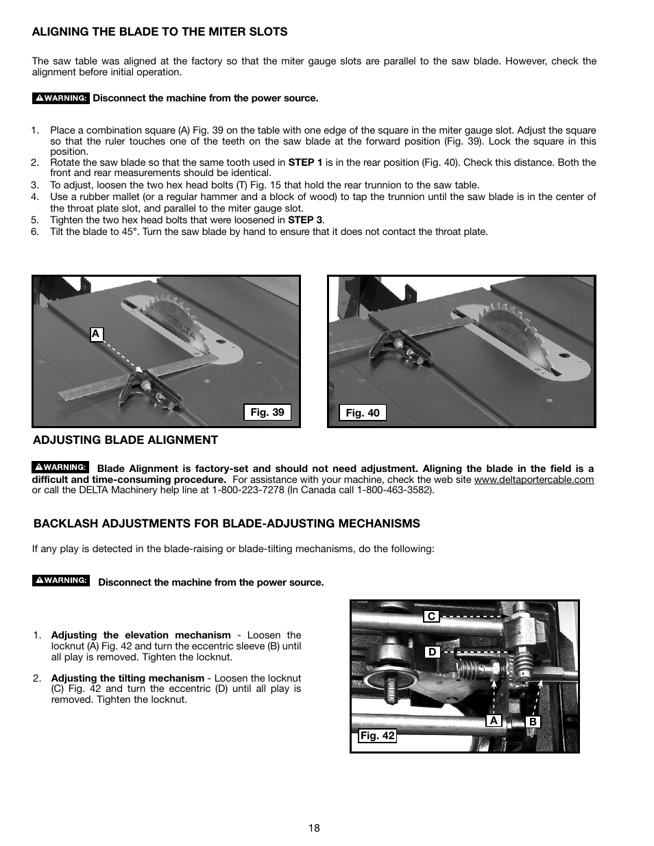 Delta N028314 User Manual | Page 18 / 88