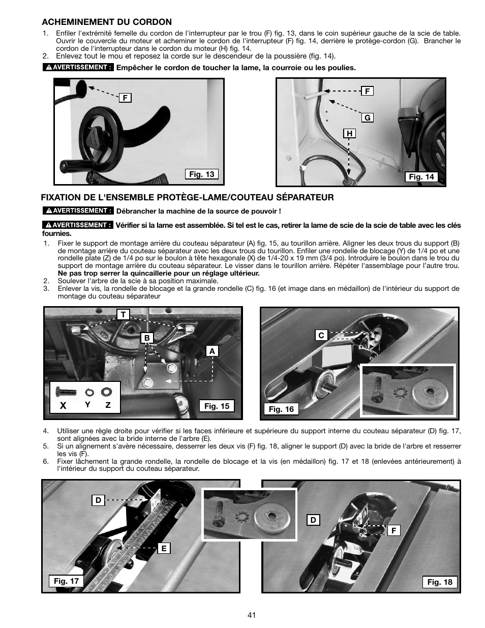 Delta N028314 User Manual | Page 41 / 88