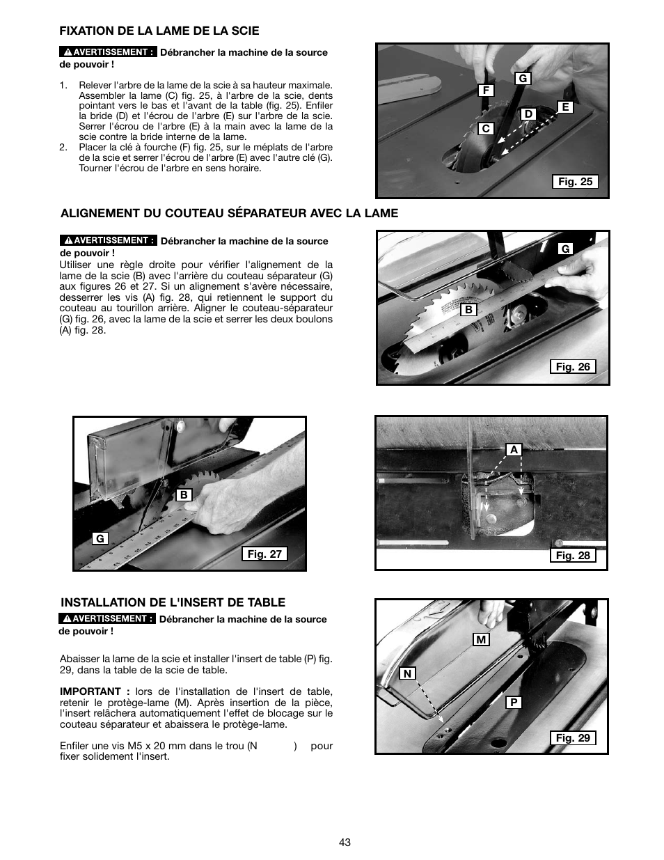 Delta N028314 User Manual | Page 43 / 88