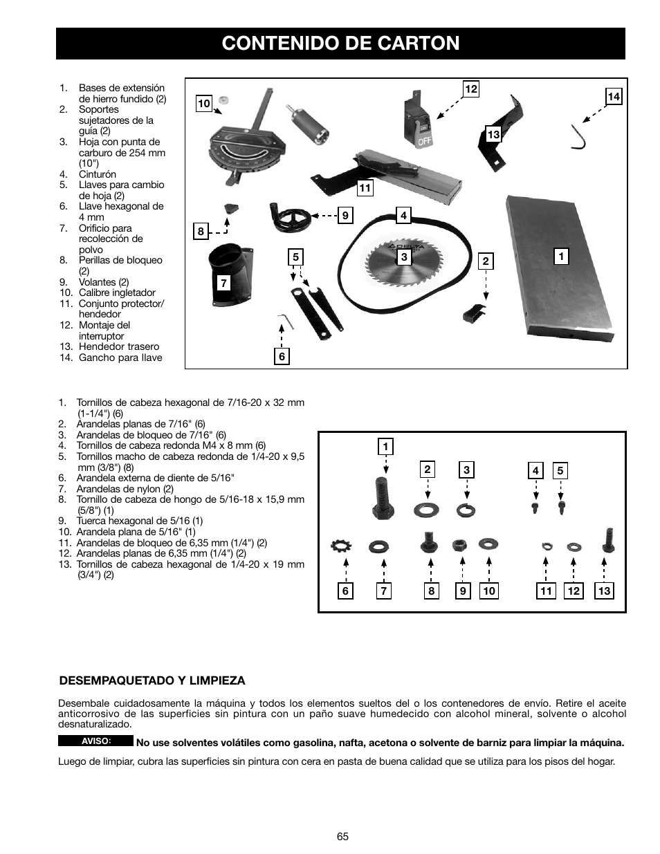 Delta N028314 User Manual | Page 65 / 88