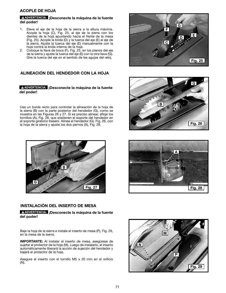 Delta N028314 User Manual | Page 71 / 88