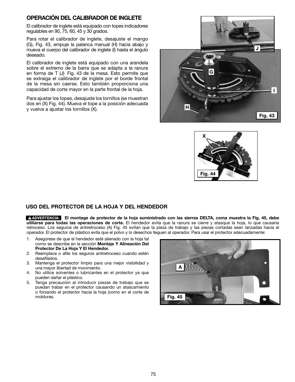 Delta N028314 User Manual | Page 75 / 88
