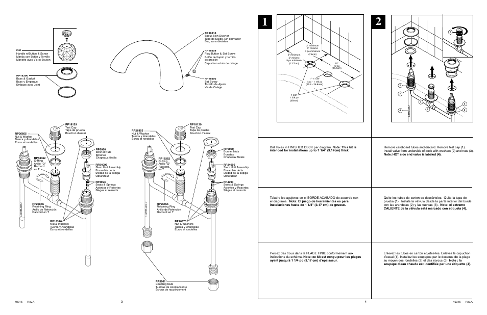 Delta 2705 Series User Manual | Page 2 / 4