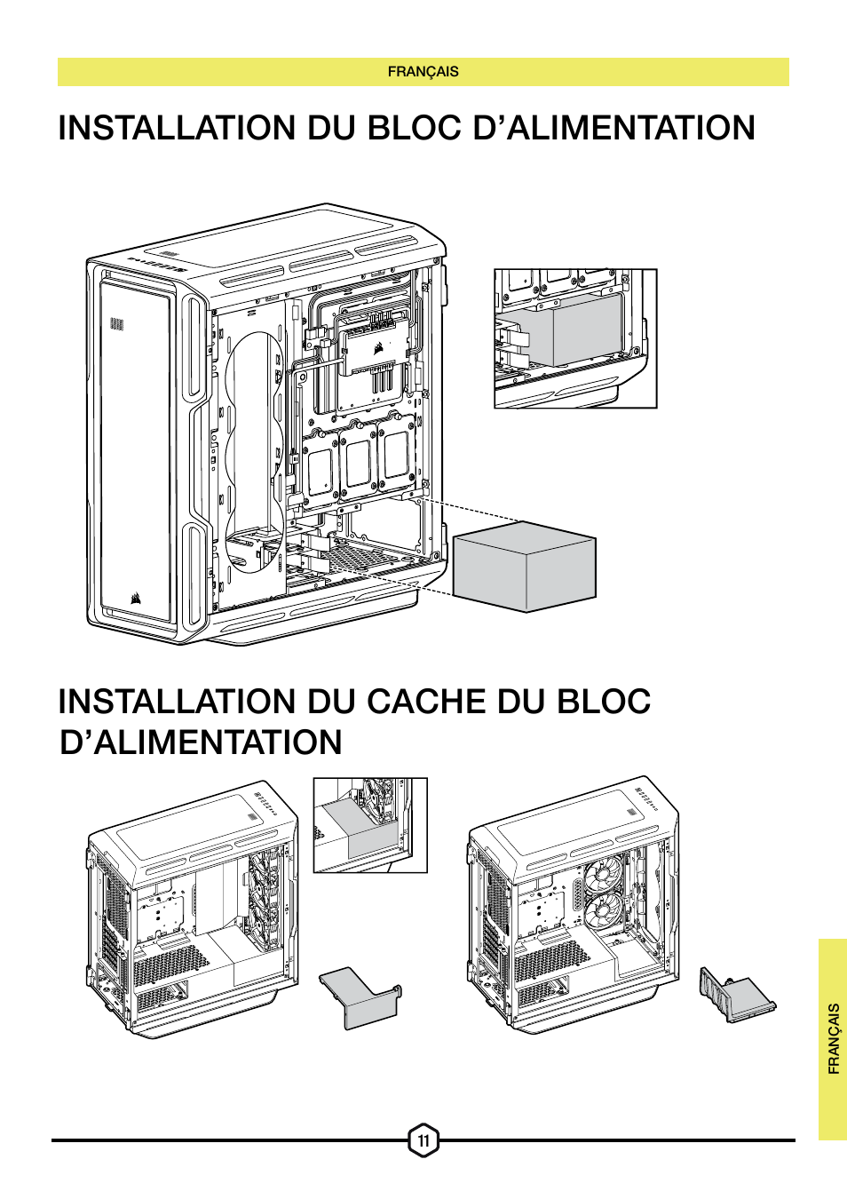 Corsair iCUE 5000T Mid Tower Desktop Case (Black) User Manual | Page 25 / 145