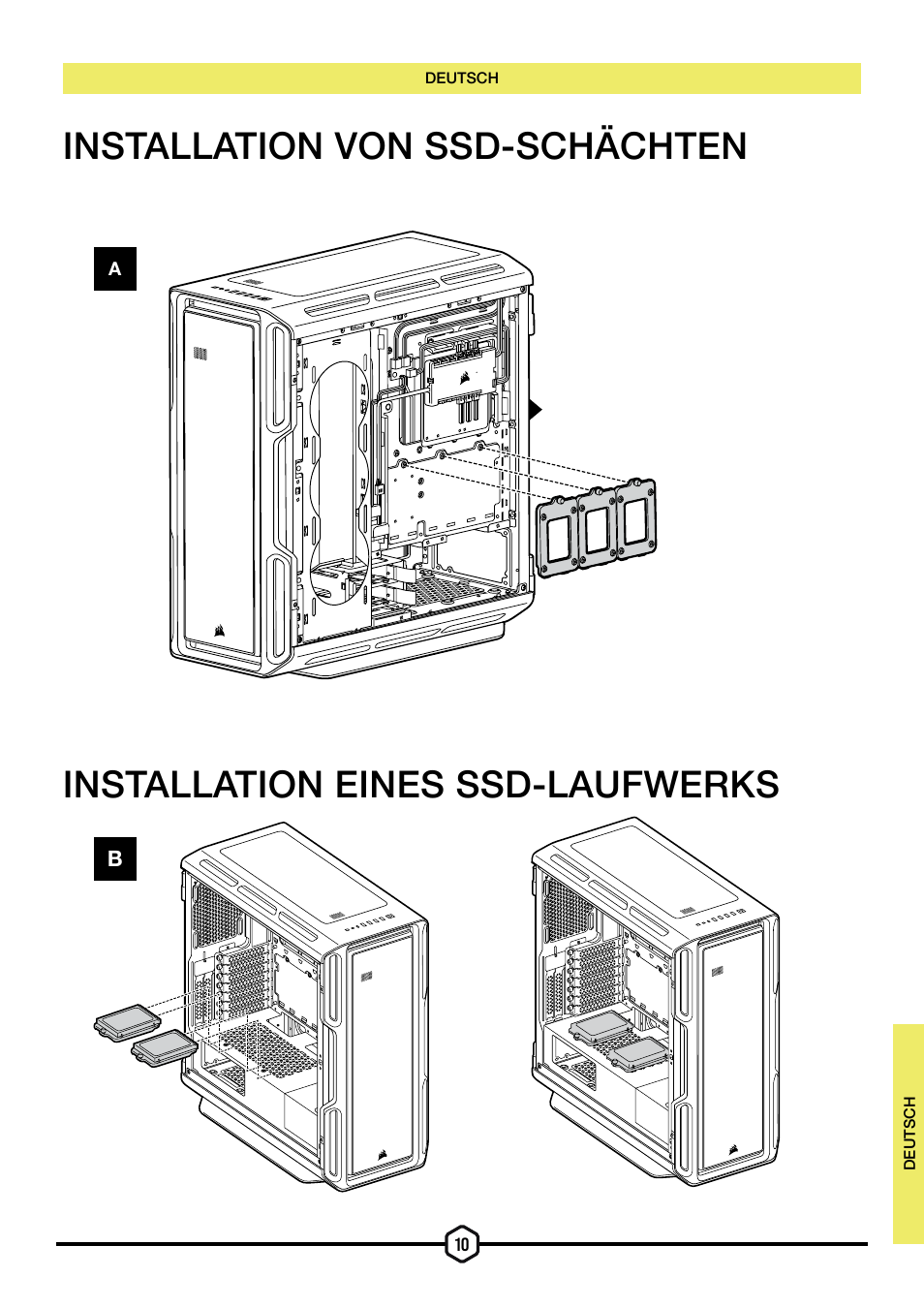 Corsair iCUE 5000T Mid Tower Desktop Case (Black) User Manual | Page 37 / 145