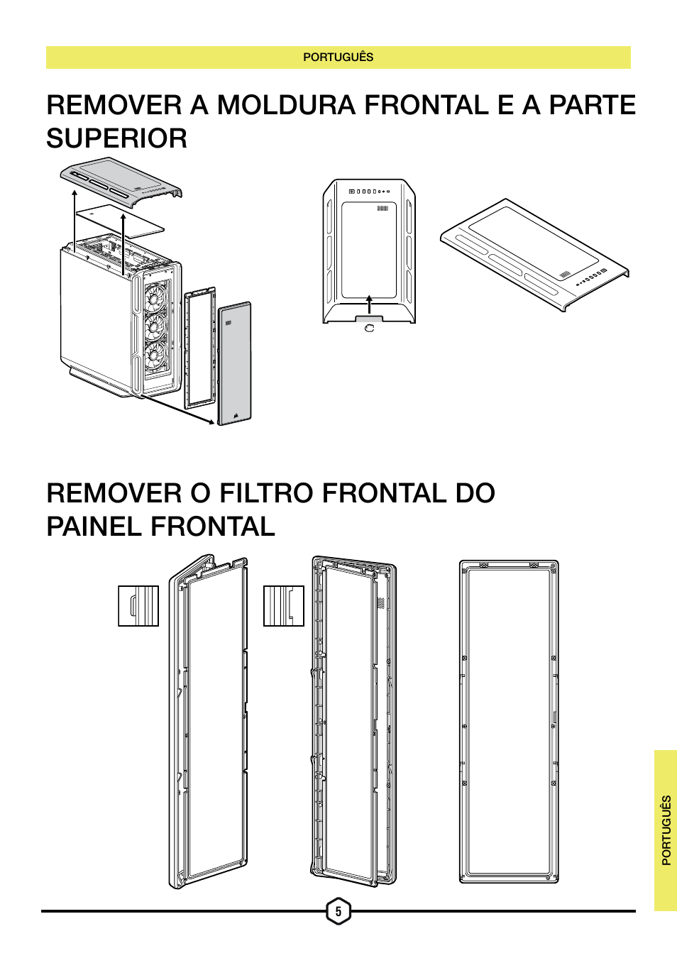 Corsair iCUE 5000T Mid Tower Desktop Case (Black) User Manual | Page 84 / 145