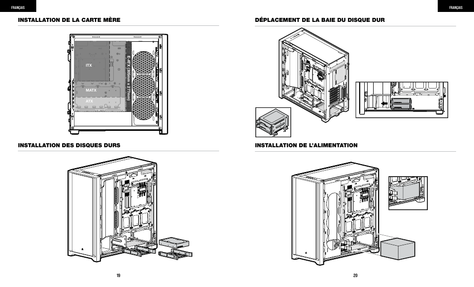 Corsair iCUE 5000X RGB Mid-Tower SmDesktop Case (White) User Manual | Page 12 / 68