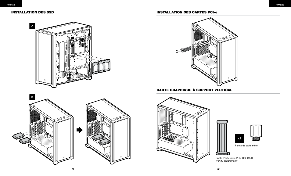 Corsair iCUE 5000X RGB Mid-Tower SmDesktop Case (White) User Manual | Page 13 / 68