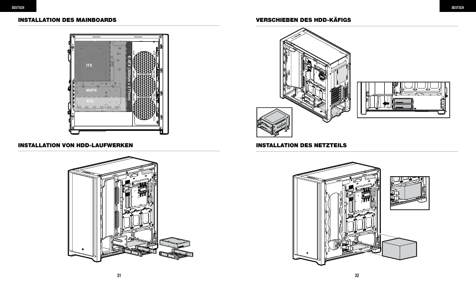 Corsair iCUE 5000X RGB Mid-Tower SmDesktop Case (White) User Manual | Page 18 / 68