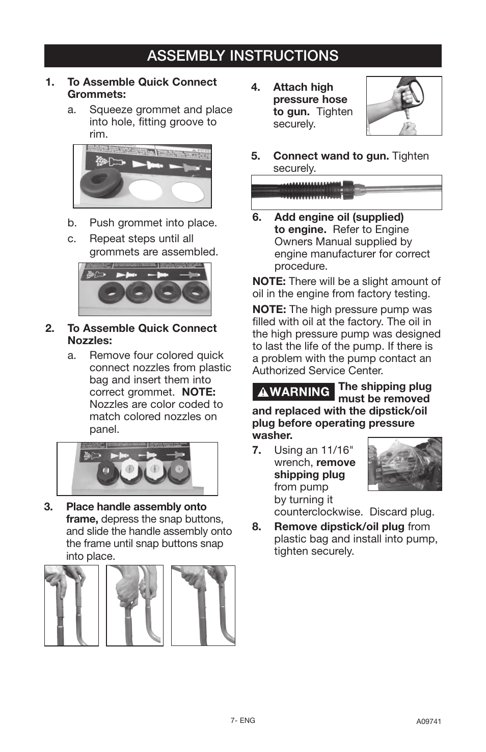 Assembly instructions | Delta D2750H User Manual | Page 7 / 18