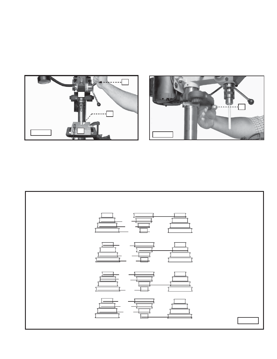 Spindle speeds | Delta 17-950L User Manual | Page 17 / 23