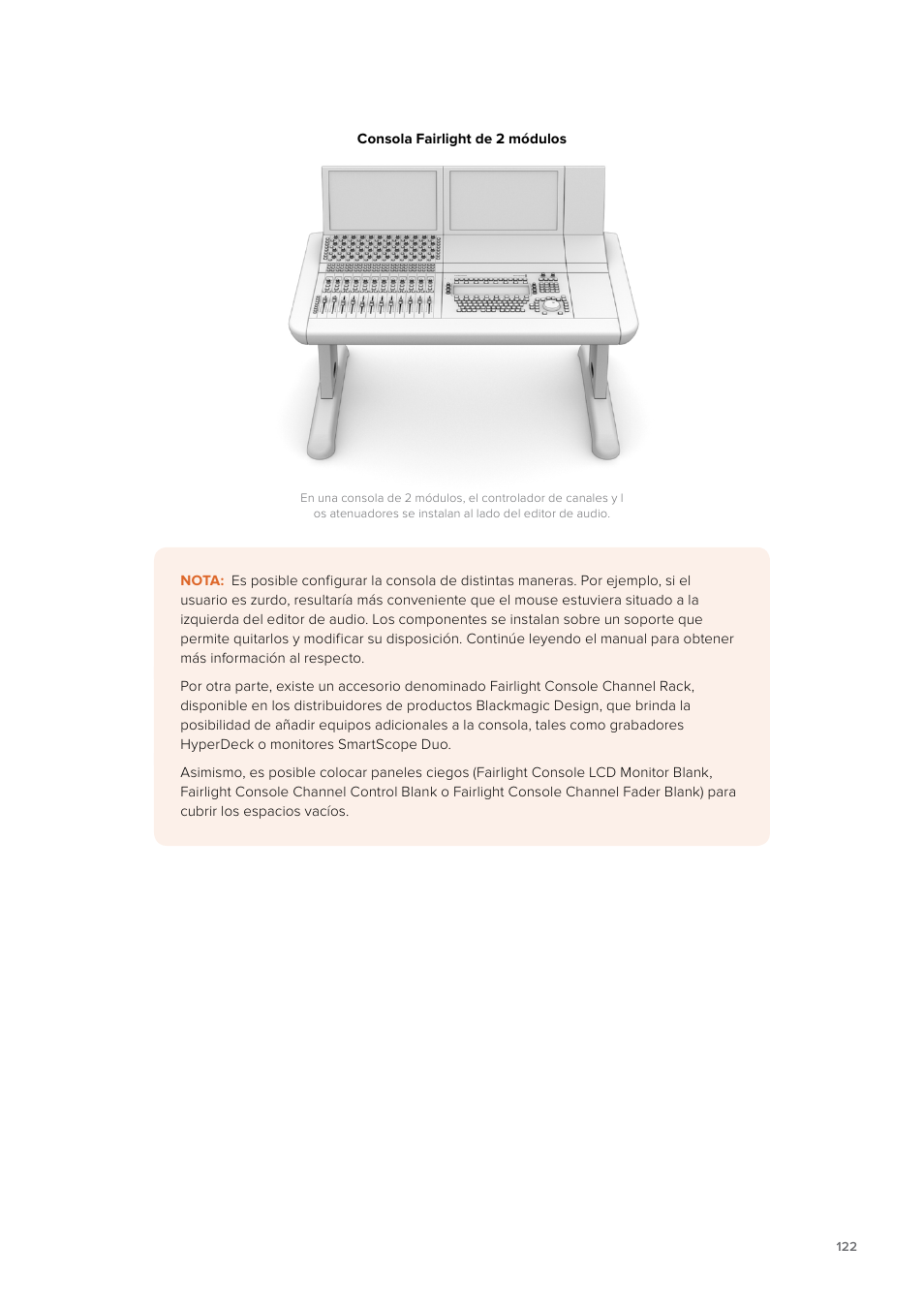 Blackmagic Design Fairlight Console Channel Fader Modular Control Surface User Manual | Page 122 / 320