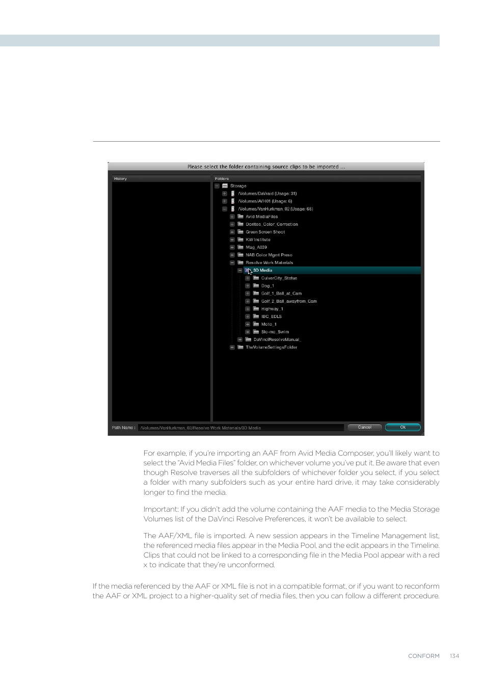 Blackmagic Design DaVinci Resolve Advanced Panel User Manual | Page 134 / 435