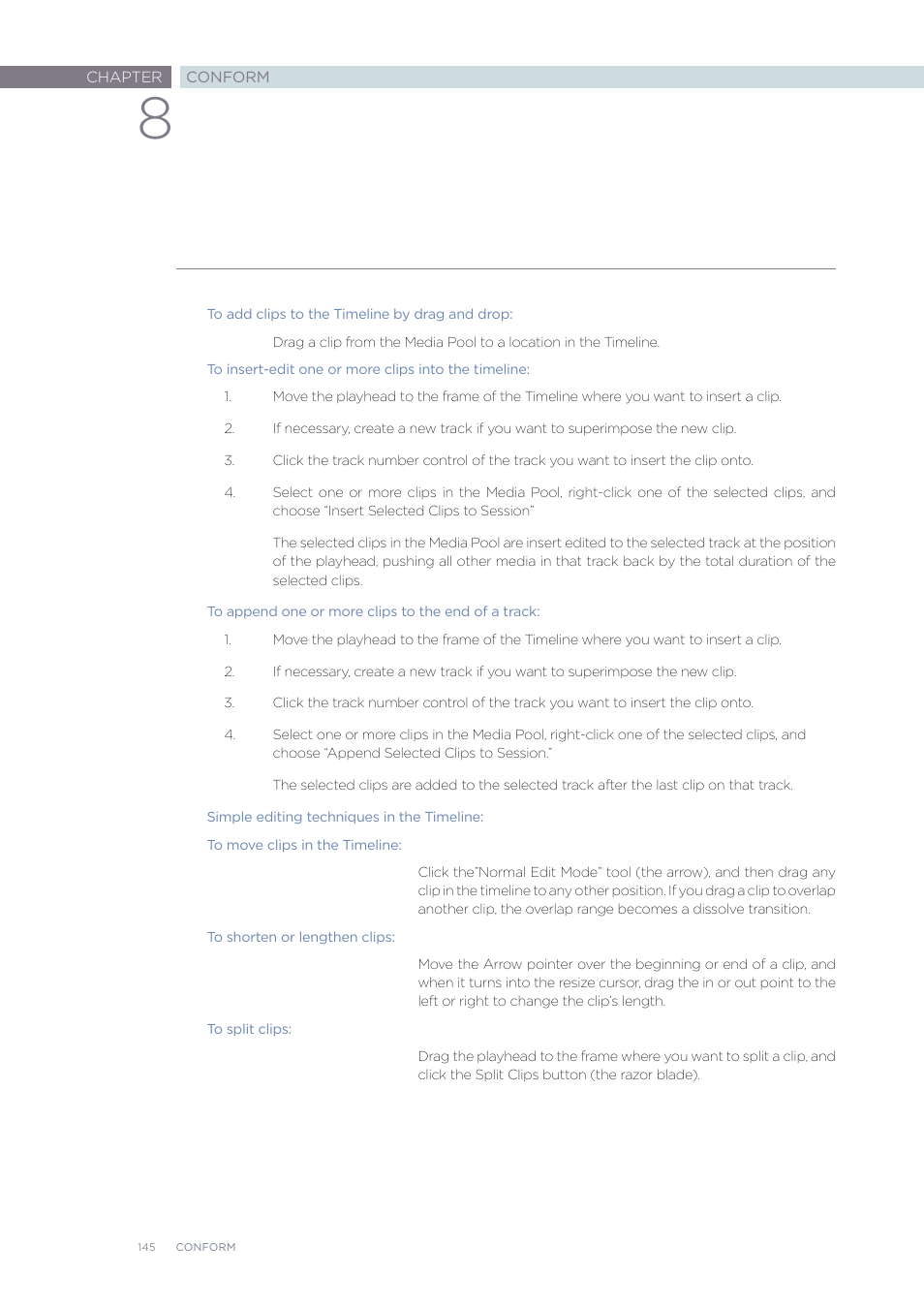 Blackmagic Design DaVinci Resolve Advanced Panel User Manual | Page 145 / 435