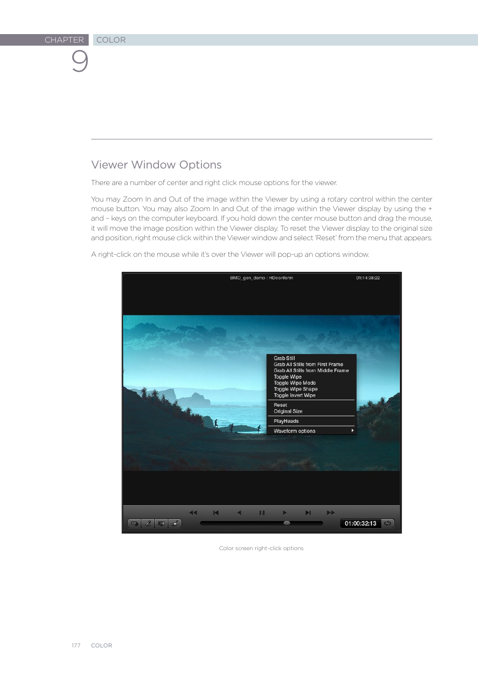 Blackmagic Design DaVinci Resolve Advanced Panel User Manual | Page 177 / 435
