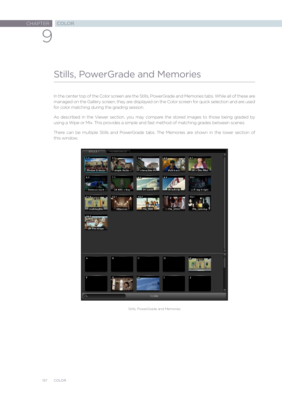 Blackmagic Design DaVinci Resolve Advanced Panel User Manual | Page 187 / 435