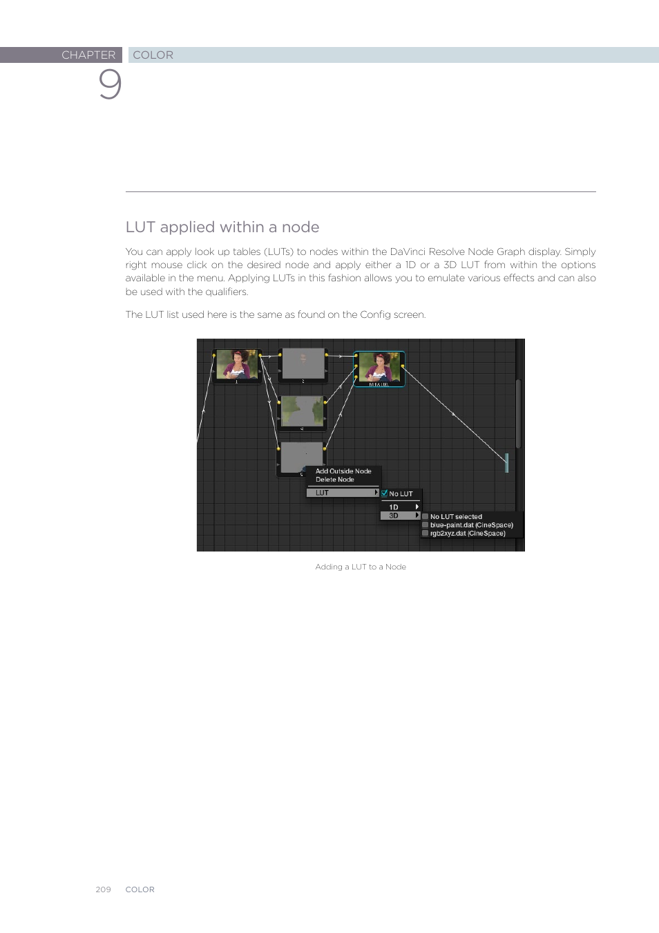 Blackmagic Design DaVinci Resolve Advanced Panel User Manual | Page 209 / 435