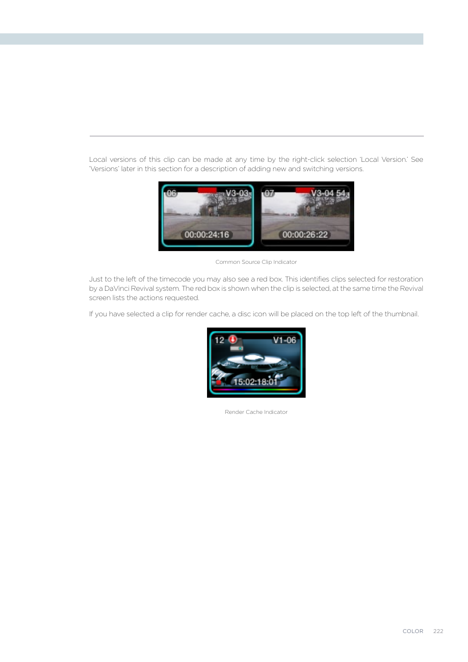 Blackmagic Design DaVinci Resolve Advanced Panel User Manual | Page 222 / 435