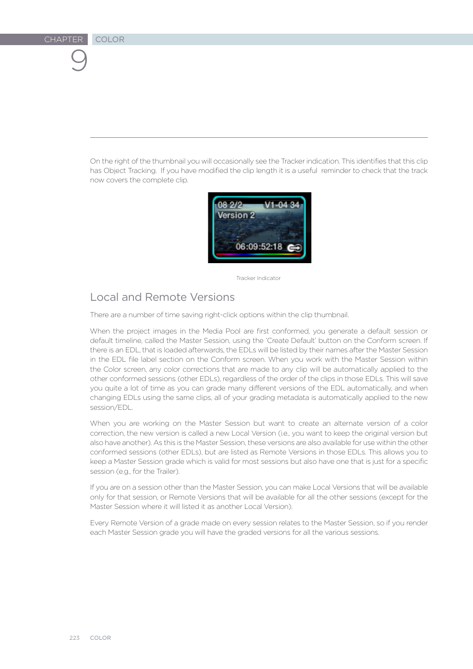 Local and remote versions | Blackmagic Design DaVinci Resolve Advanced Panel User Manual | Page 223 / 435