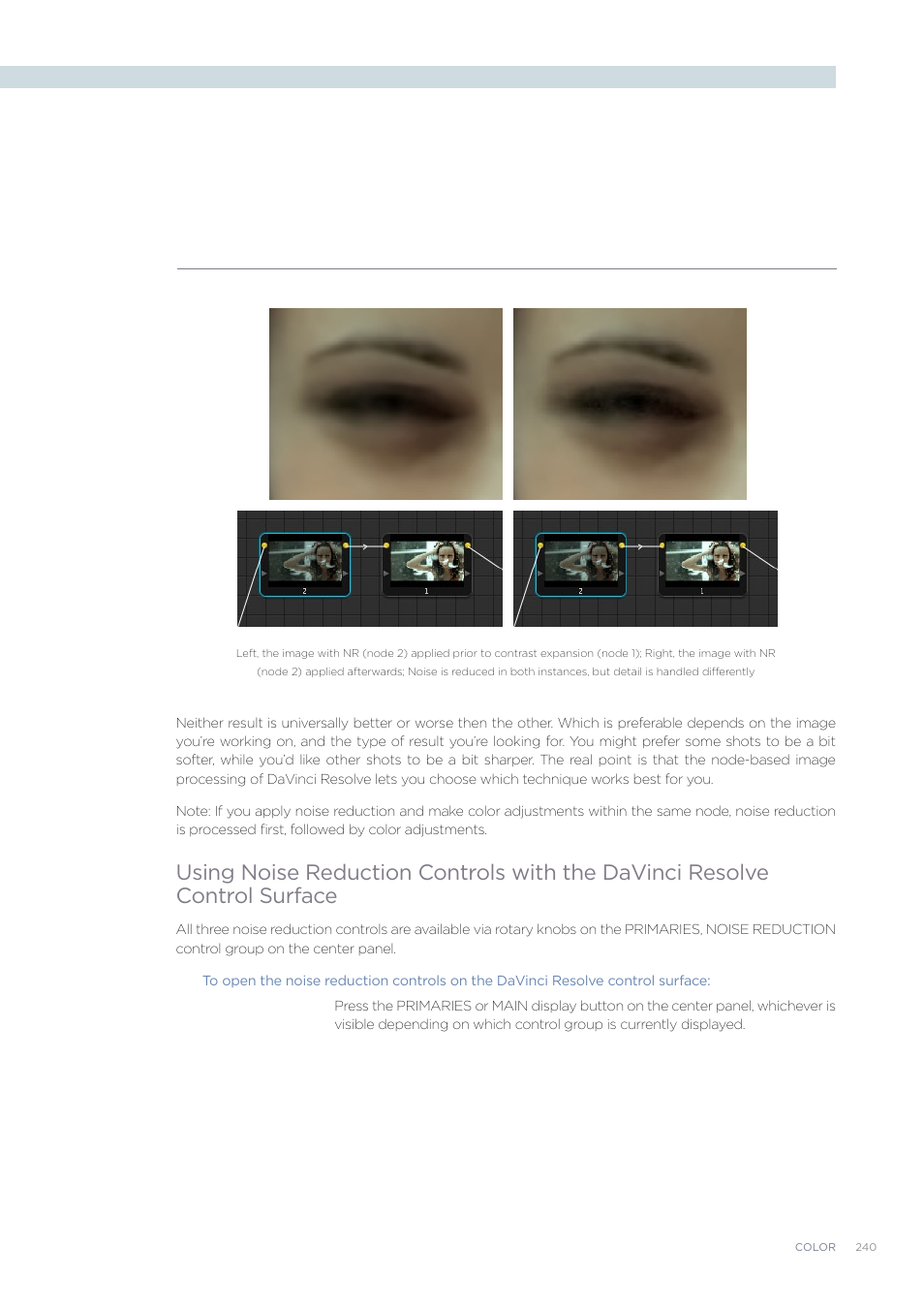 Blackmagic Design DaVinci Resolve Advanced Panel User Manual | Page 240 / 435