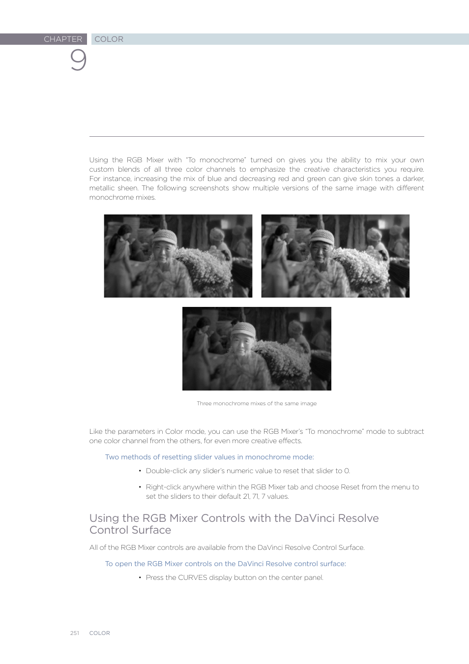 Blackmagic Design DaVinci Resolve Advanced Panel User Manual | Page 251 / 435