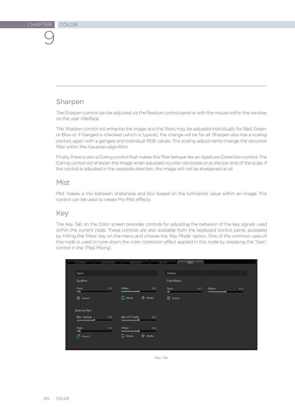 Blackmagic Design DaVinci Resolve Advanced Panel User Manual | Page 285 / 435