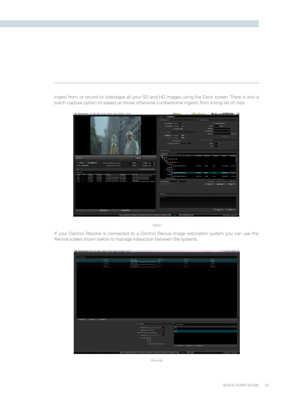 Blackmagic Design DaVinci Resolve Advanced Panel User Manual | Page 32 / 435