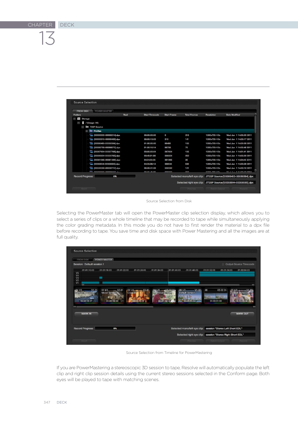 Blackmagic Design DaVinci Resolve Advanced Panel User Manual | Page 347 / 435