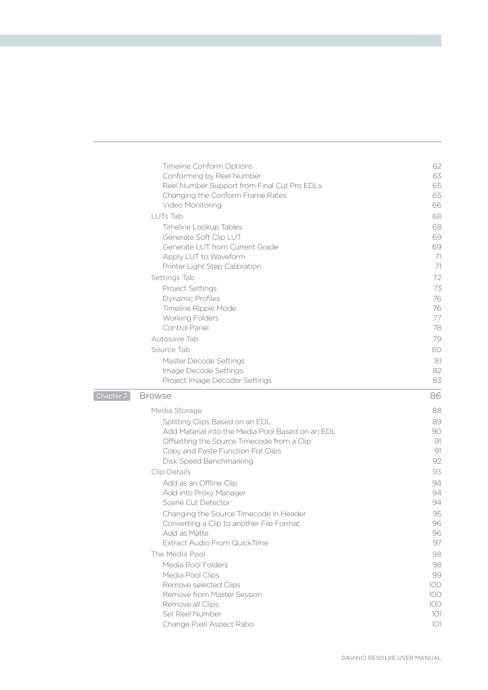 Blackmagic Design DaVinci Resolve Advanced Panel User Manual | Page 4 / 435