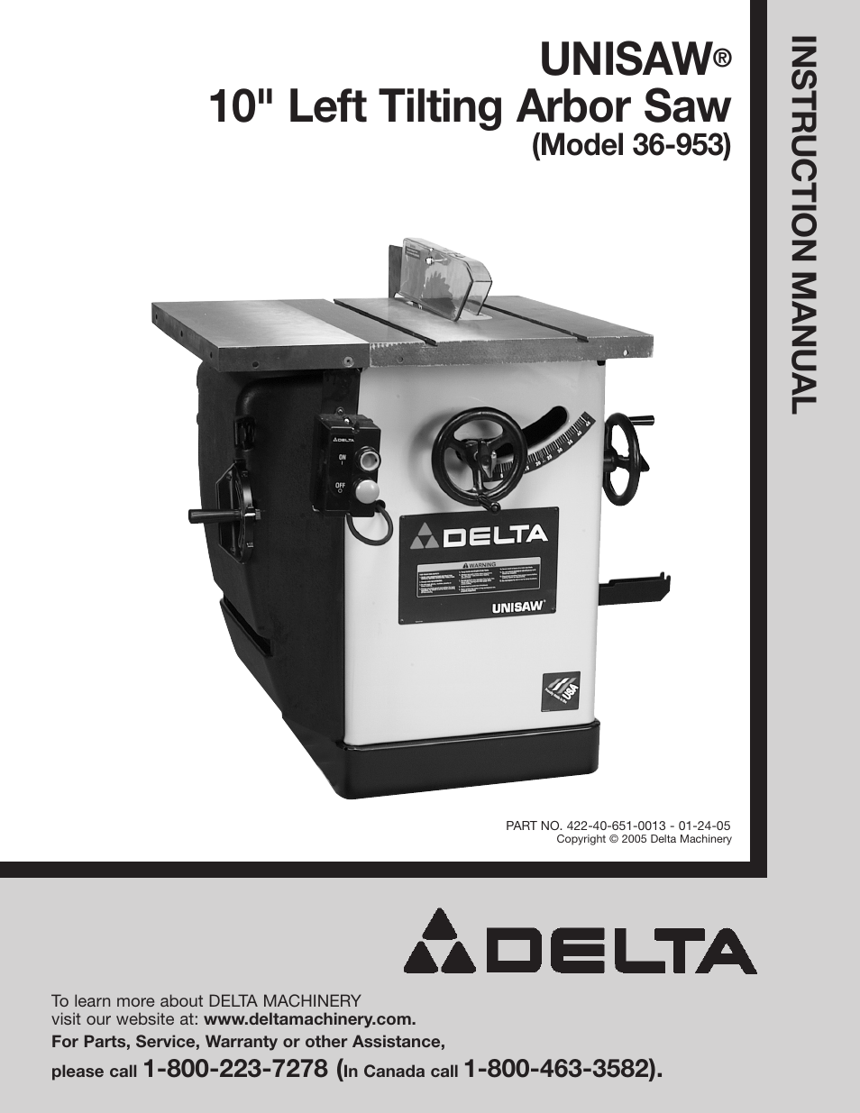 Delta 36-953 User Manual | 32 pages