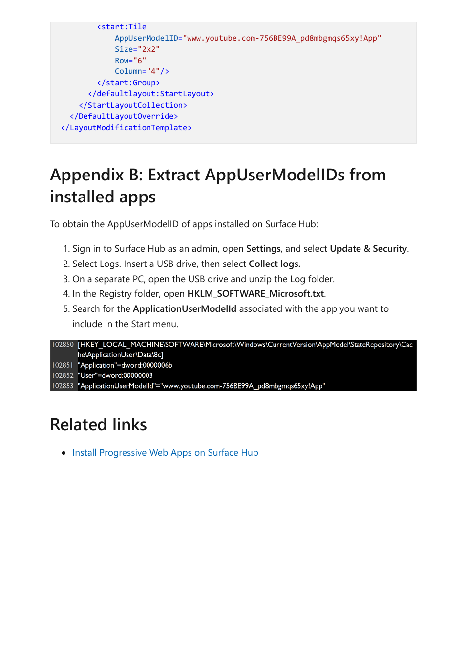 Appendix b | Microsoft Surface Hub 2 SmCamera User Manual | Page 277 / 572