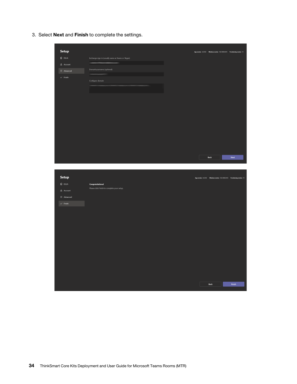 Lenovo ThinkSmCore and IP Controller Kit for Microsoft Teams Rooms User Manual | Page 40 / 106