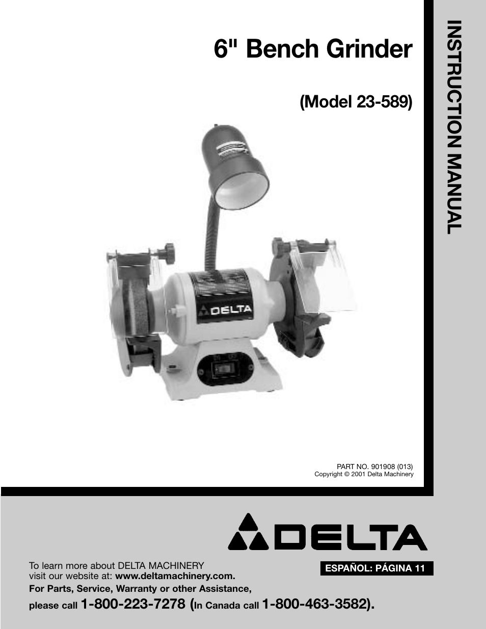 Delta 23-589 User Manual | 9 pages