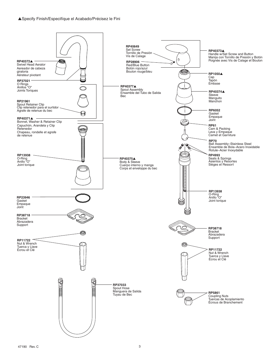 Delta 198 Series User Manual | Page 3 / 8