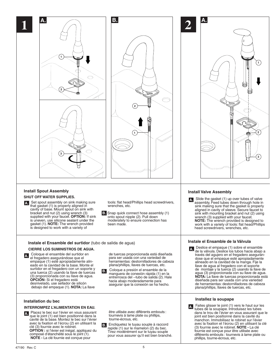 Delta 198 Series User Manual | Page 5 / 8