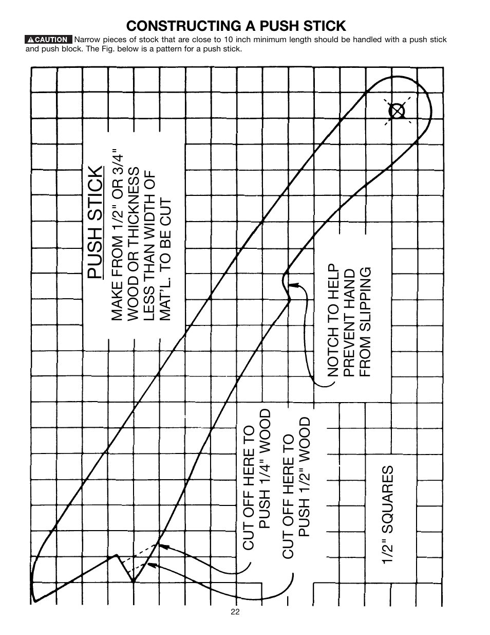 Push stick | Delta 37-195 User Manual | Page 22 / 24