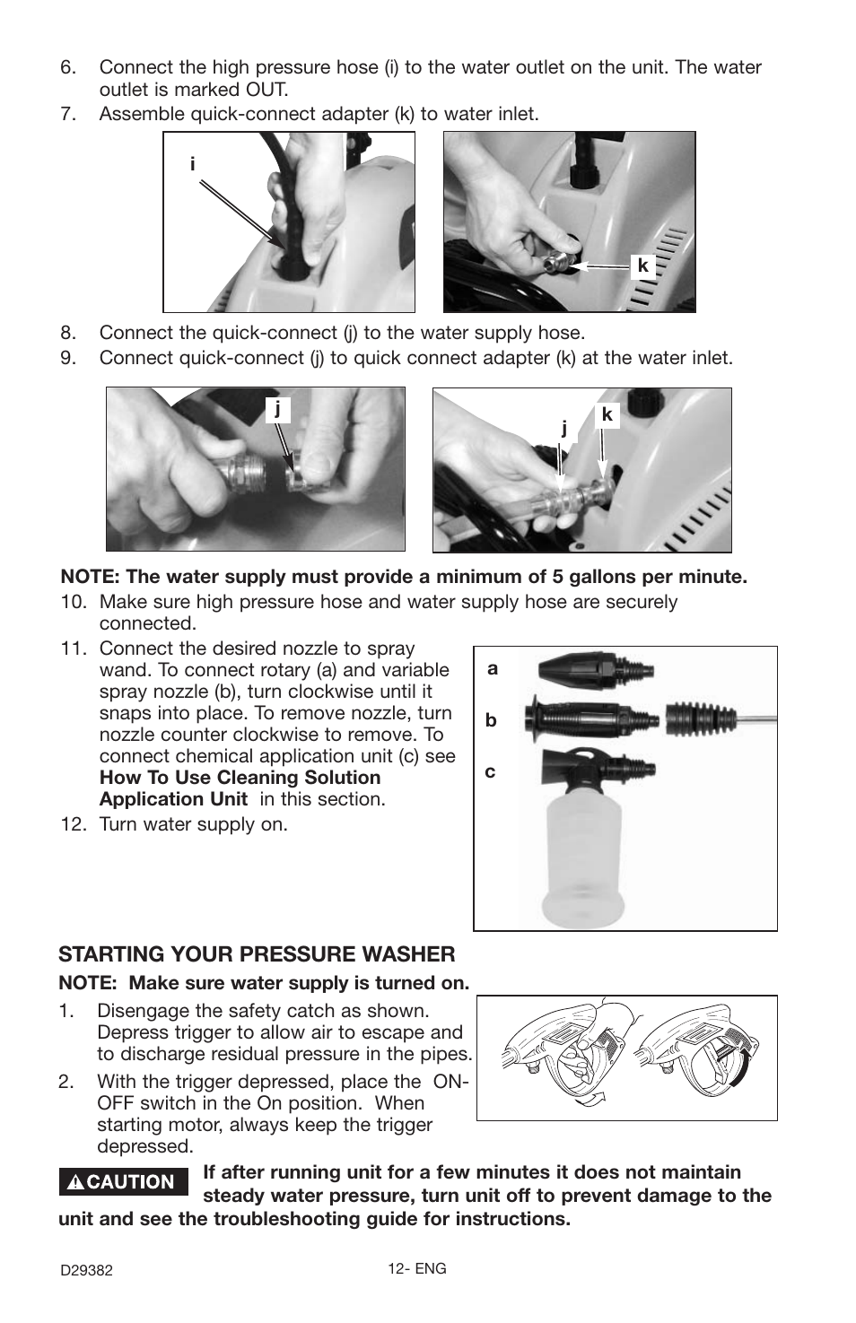 Delta D29382 User Manual | Page 12 / 18