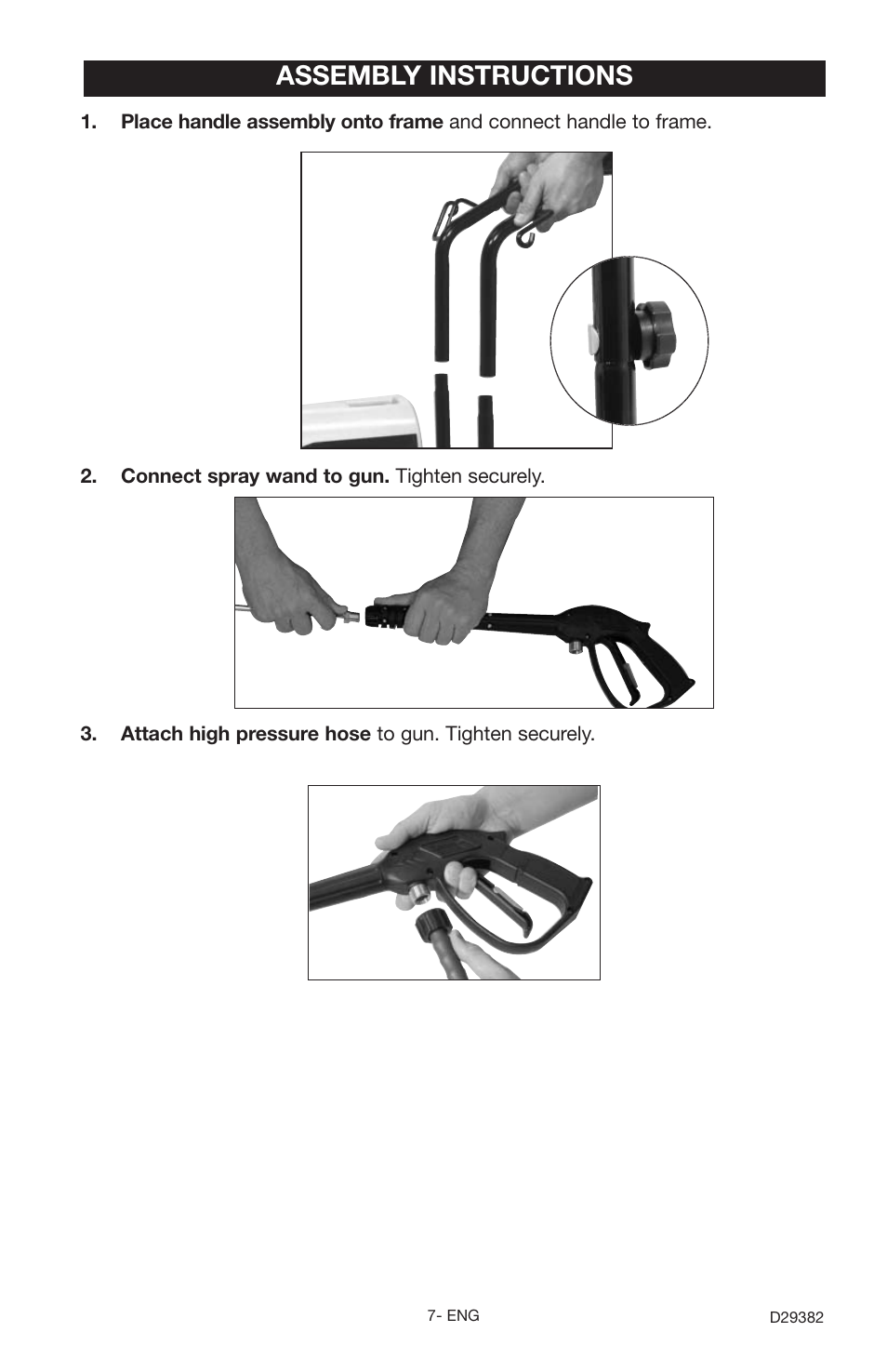 Assembly instructions | Delta D29382 User Manual | Page 7 / 18