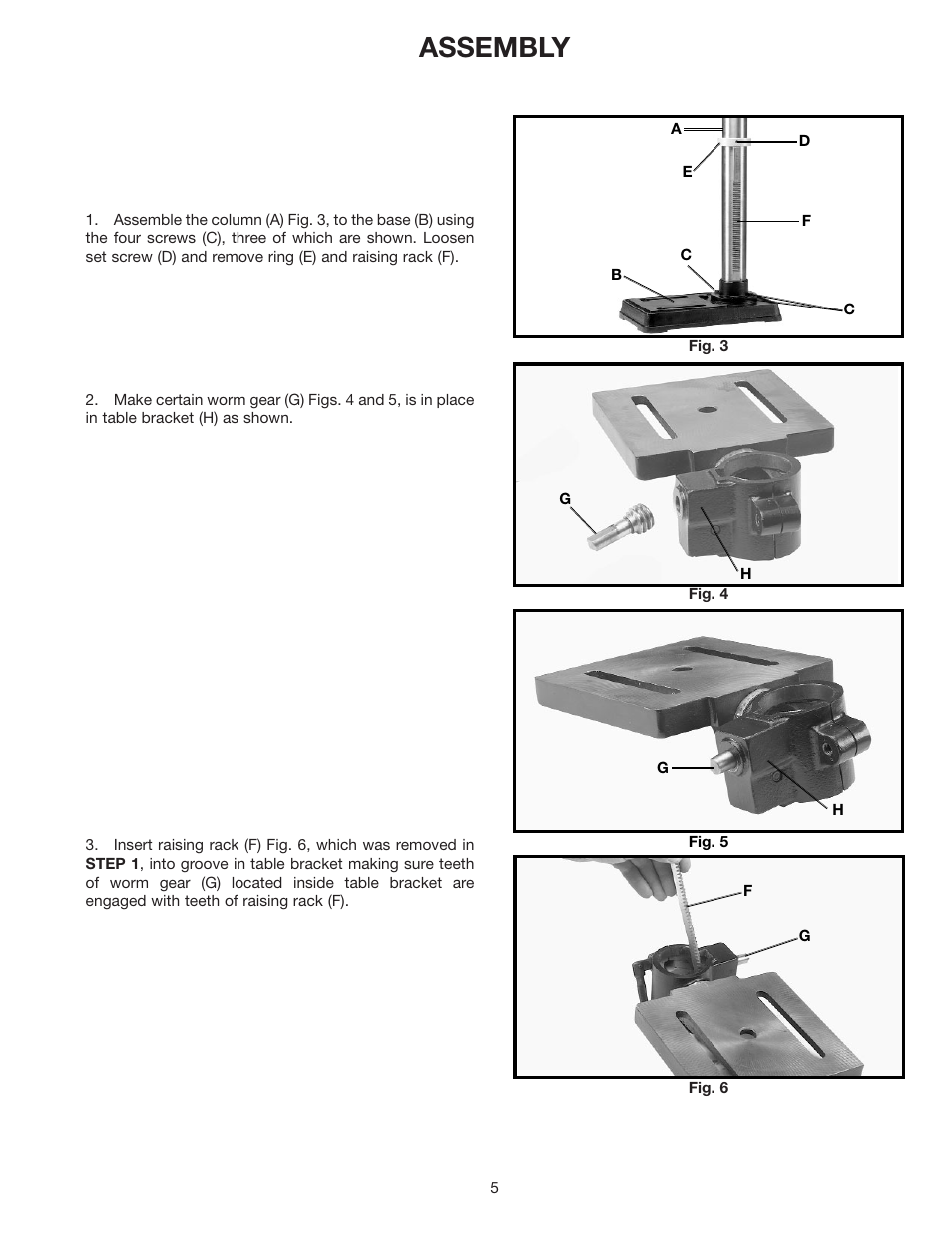 Assembly | Delta 11-990C User Manual | Page 5 / 16