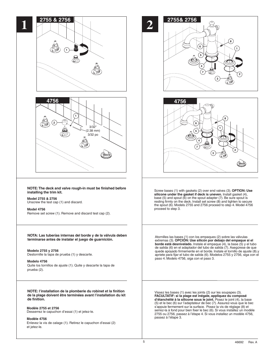 Delta Victorian 2756 Series User Manual | Page 5 / 8