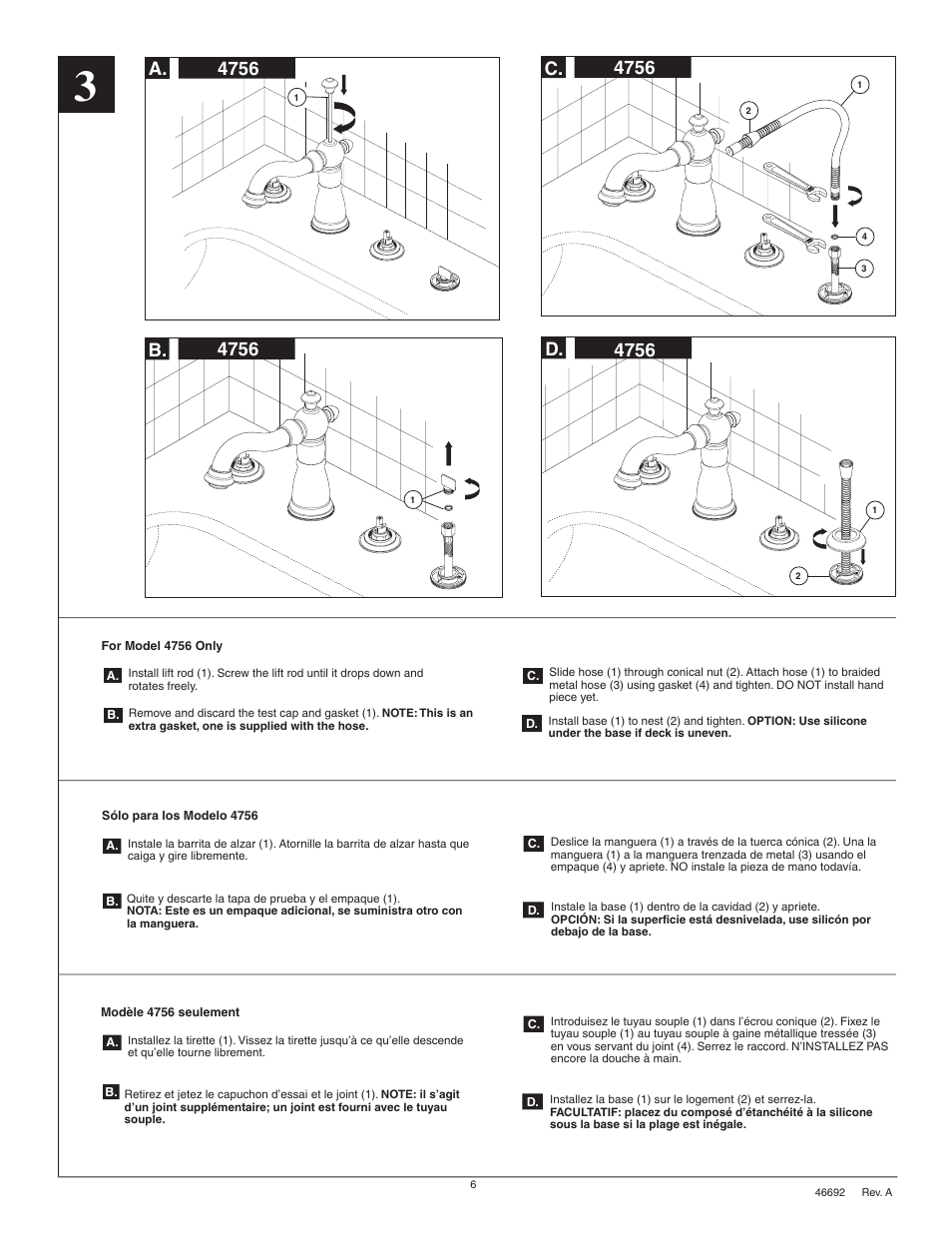 Delta Victorian 2756 Series User Manual | Page 6 / 8