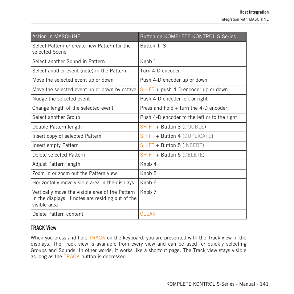 Track view | Native Instruments KOMPLETE KONTROL S88 MK2 88-Key Controller for KOMPLETE User Manual | Page 141 / 266