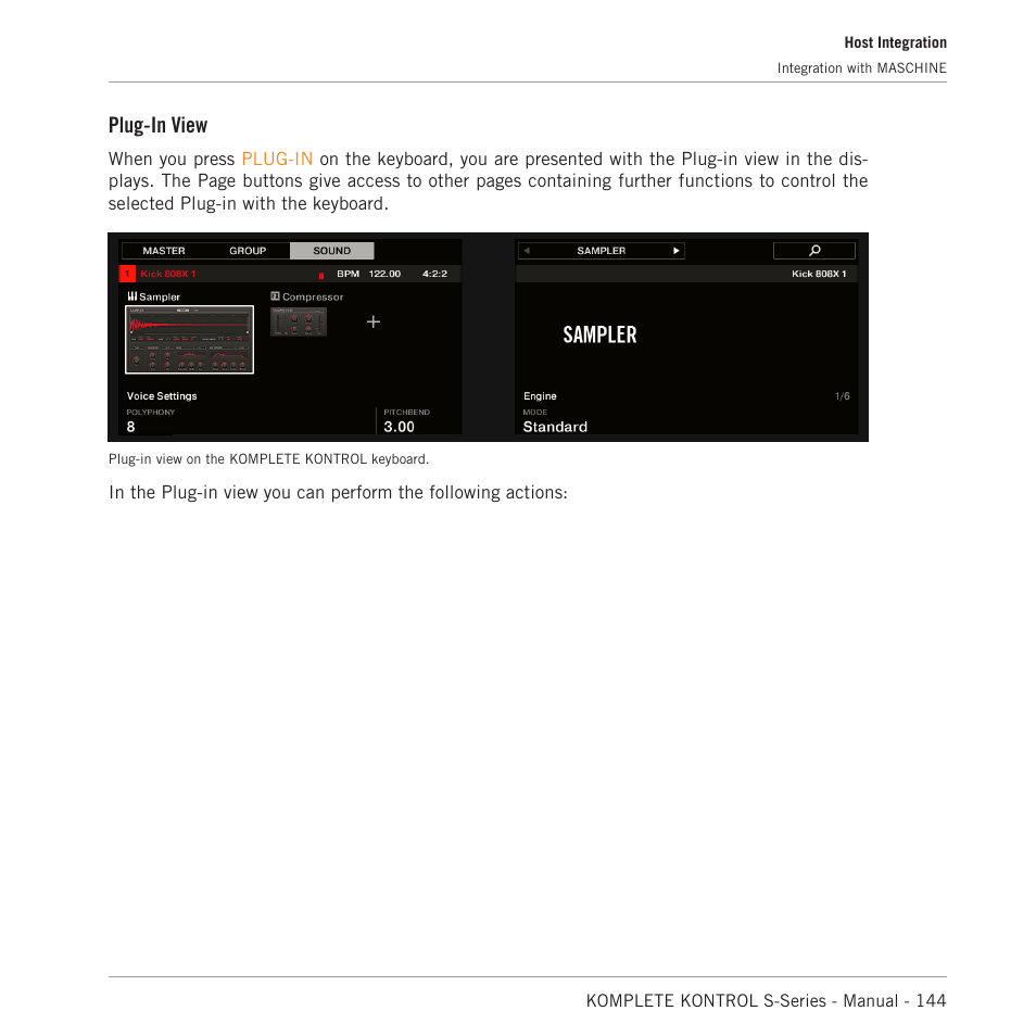 Plug-in view | Native Instruments KOMPLETE KONTROL S88 MK2 88-Key Controller for KOMPLETE User Manual | Page 144 / 266