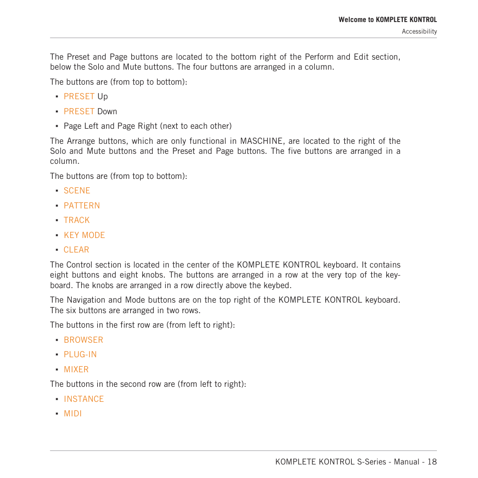 Native Instruments KOMPLETE KONTROL S88 MK2 88-Key Controller for KOMPLETE User Manual | Page 18 / 266