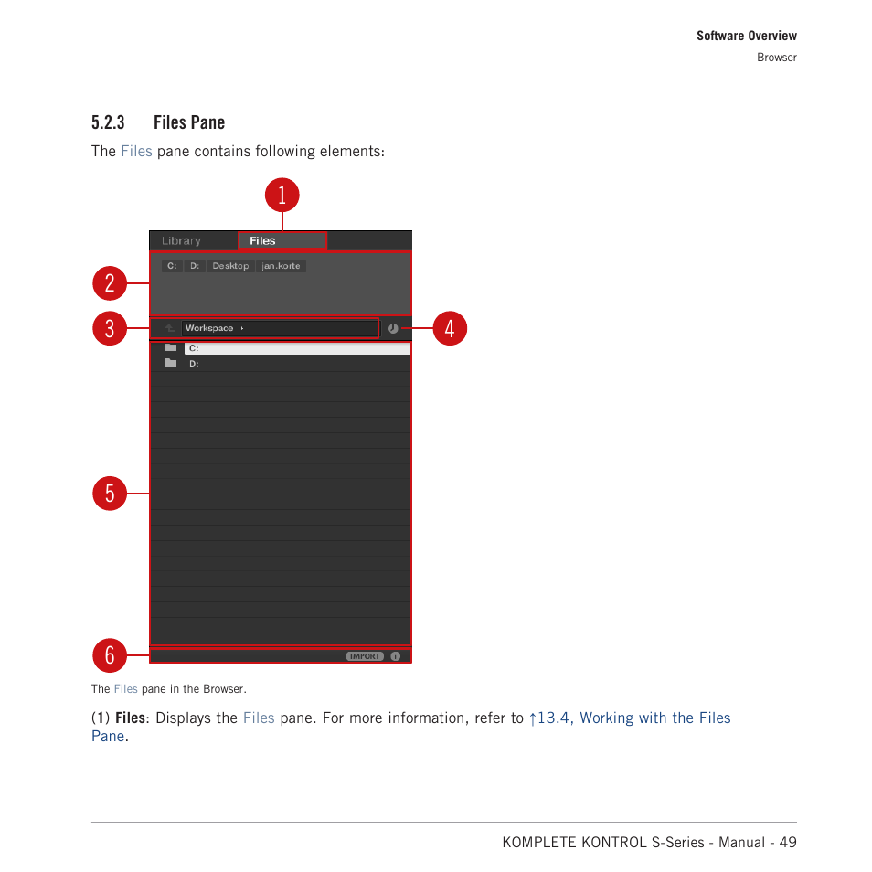 Files pane | Native Instruments KOMPLETE KONTROL S88 MK2 88-Key Controller for KOMPLETE User Manual | Page 49 / 266